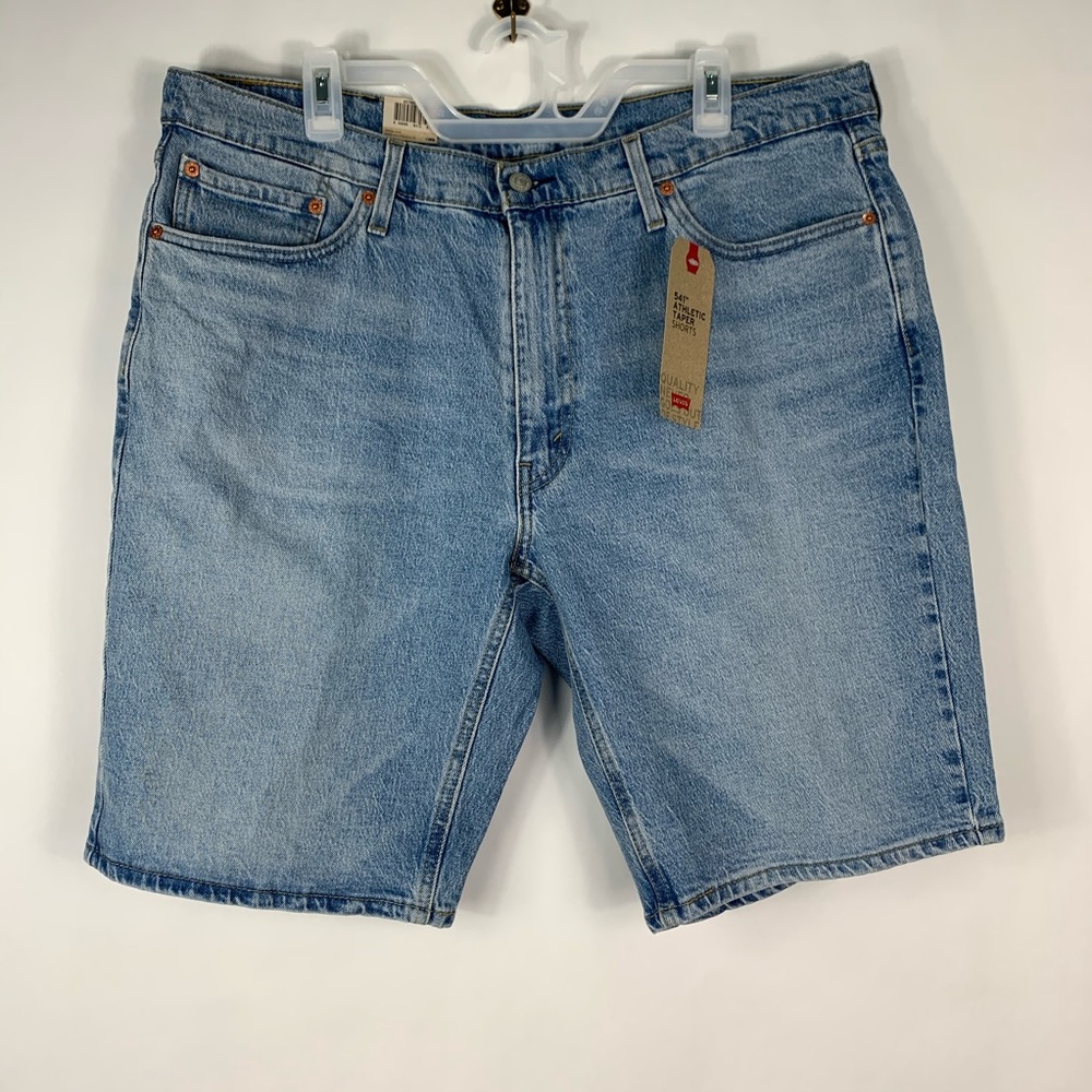 Levi’s 541 Athlete Taper Jean Shorts Sz-38 NWT